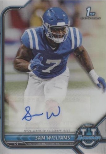 2021-22 Bowman University Sam Williams #BCPA-SW