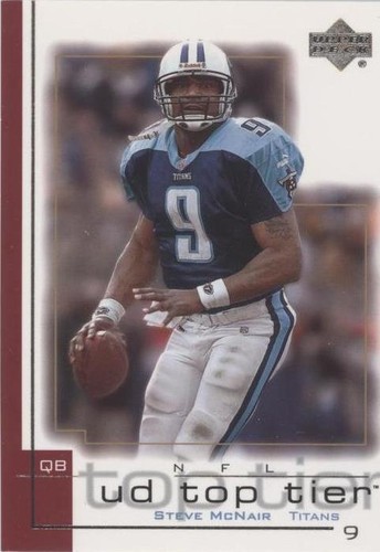 2001 Upper Deck UD Top Tier Steve McNair #170