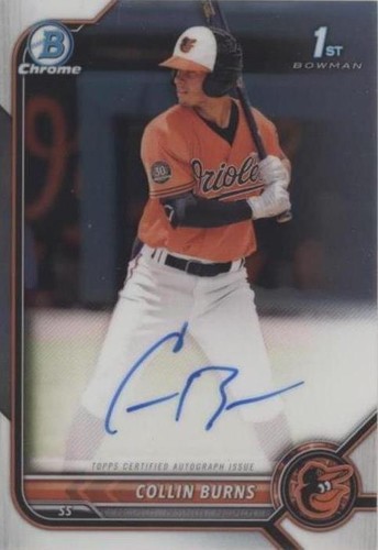 2022 Bowman Chrome - Collin Burns #CPA-CBS