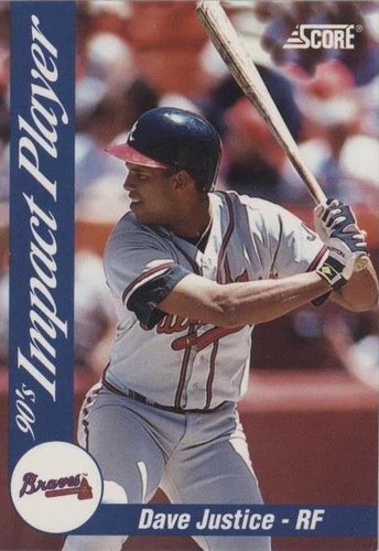 1992 Score - David Justice #44