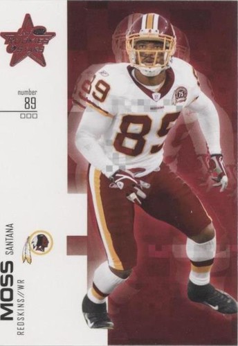 2007 Leaf Rookies & Stars Santana Moss #13
