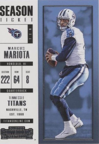 2017 Panini Contenders Marcus Mariota #22