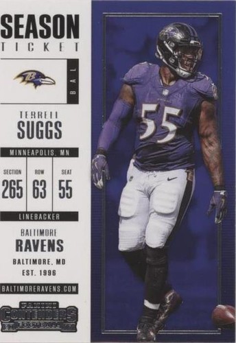 2017 Panini Contenders Terrell Suggs #39