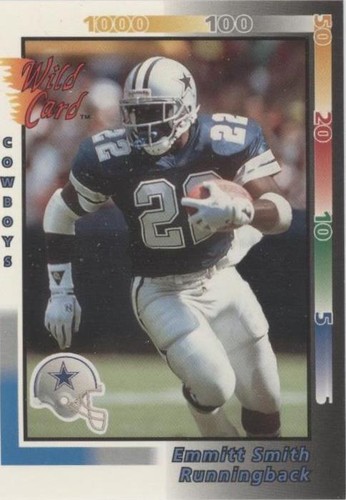 NFL COWBOYS EMMITT SMITH ルーキーカード 1993 Topps Emmitt Smith Dallas Cowboys Team Leader Card #173