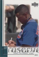 2001 Upper Deck Reserve - Corey Patterson #110
