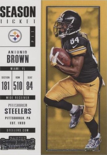 2017 Panini Contenders Antonio Brown #48