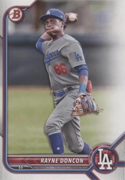 2022 Bowman Draft - Rayne Doncon #BD-188