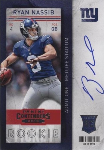 2013 Panini Contenders Ryan Nassib #232