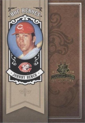 2005 Donruss Diamond Kings - Johnny Bench #HH-58