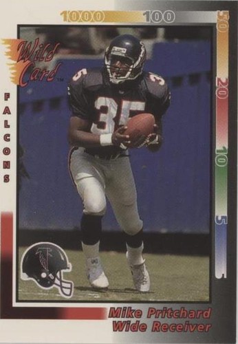 1992 Wild Card Mike Pritchard #154