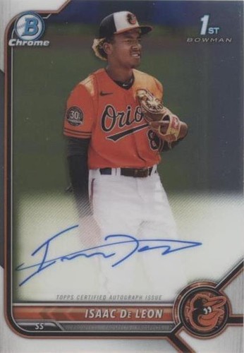 2022 Bowman Chrome - Isaac De Leon #CPA-ID