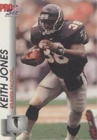 1992 Pro Set Keith Jones #432