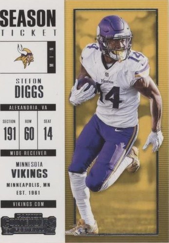 2017 Panini Contenders Stefon Diggs #34