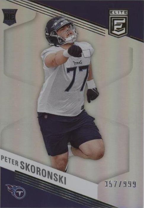 2023 Panini Donruss Elite Peter Skoronski #175