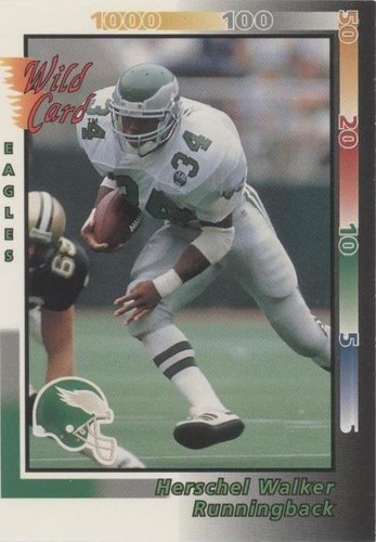 1992 Wild Card Herschel Walker #428