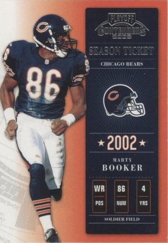 2002 Playoff Contenders Marty Booker #66