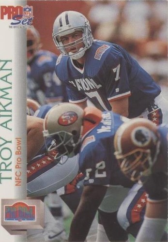 1992 Pro Set Troy Aikman #401 Dallas Cowboys | eBay