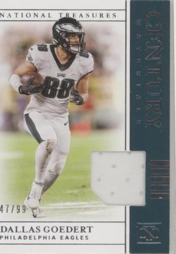 2019 Panini National Treasures Dallas Goedert #CM-79