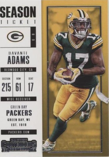 2017 Panini Contenders Davante Adams #33