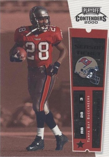 2000 Playoff Contenders Warrick Dunn #89