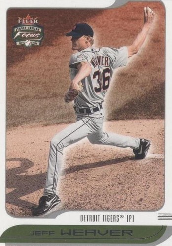 2002 Fleer Focus Jersey Edition - Jeff Weaver #28