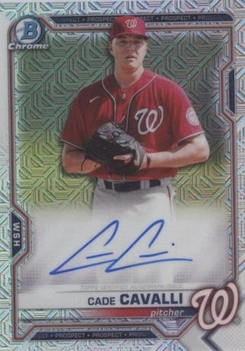 2021 Bowman - Cade Cavalli #BMA-CC