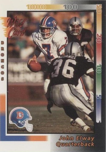 1992 Wild Card John Elway #117