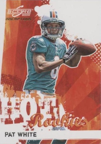 2009 Score Inscriptions Pat White #24