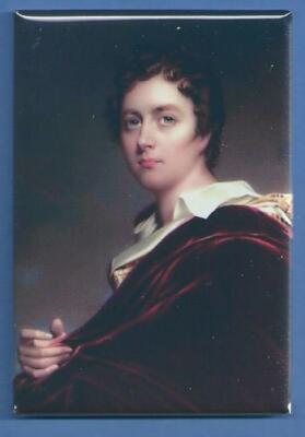 LORD GEORGE BYRON *2X3 FRIDGE MAGNET* ENGLISH AUTHOR WRITER POET ROMANTIC ERA 