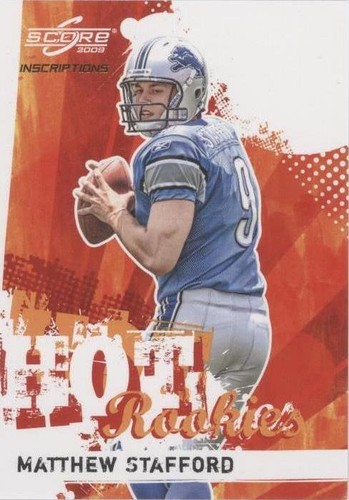 2009 Score Inscriptions Matthew Stafford #19