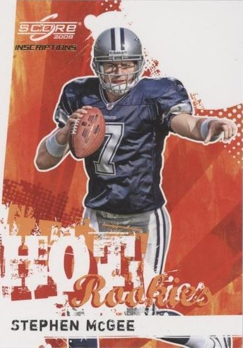 2009 Score Inscriptions Stephen McGee #29