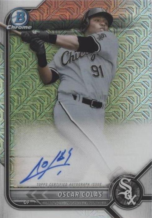 2022 Bowman - Oscar Colas #BMA-OC