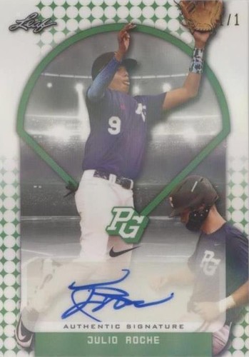 2018 Leaf Perfect Game National Showcase - Julio Roche #BA-JR3