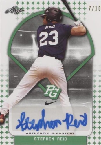 2018 Leaf Perfect Game National Showcase - Stephen Reid #BA-SR2