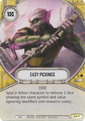Star Wars Destiny: Easy Pickings [Mint/NM] Legacies SW Fantasy Flight Games FFG 