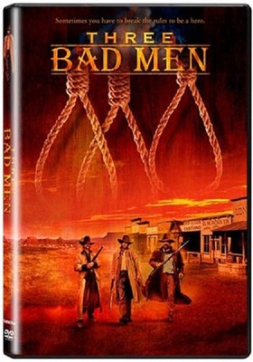 Three Bad Men (DVD) Mike Moroff, Chris Gann, George Kennedy NEW