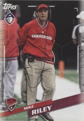 2019 Topps Alliance of American Football Mike Riley #110