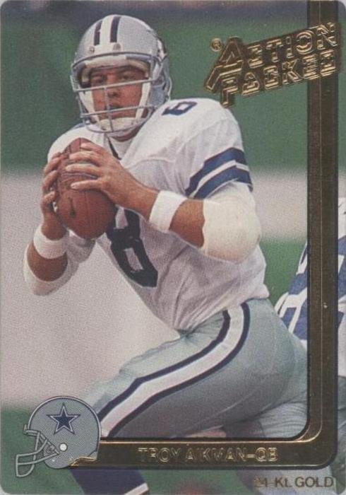 Troy Aikman 1991 lleno de acción #12G