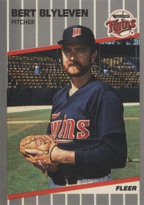 1989 Fleer - Bert Blyleven #105