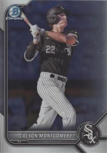 COLSON MONTGOMERY RC /499 2022 Bowman Draft SKY BLUE PARALLEL #BD