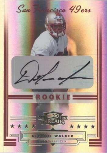 2006 Donruss Threads Delanie Walker #274