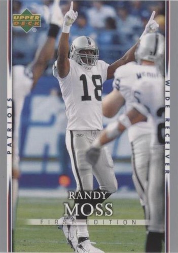2007 Upper Deck First Edition Randy Moss #72