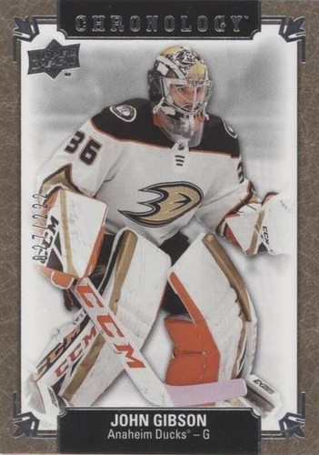 2019-20 Upper Deck Chronology - John Gibson #181