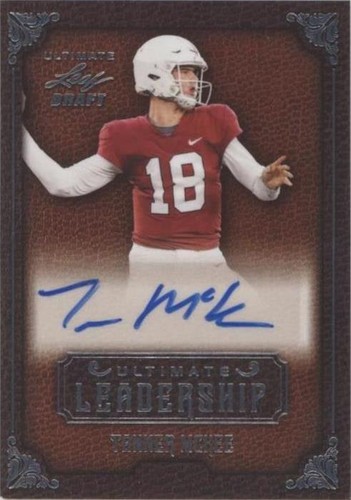 2022 Leaf Ultimate Draft Tanner McKee #UL-TM1