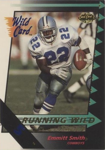 NFL COWBOYS EMMITT SMITH ルーキーカード EMMITT SMITH Topps DALLAS COWBOYS ROOKIE CARD #22 Football