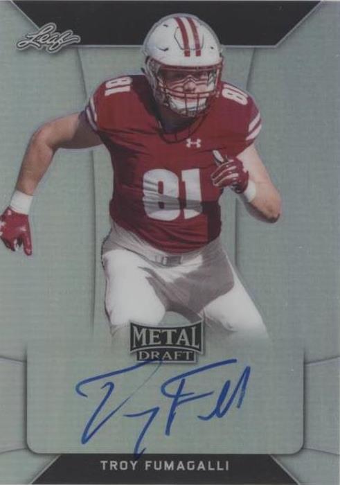 2018 Leaf Metal Draft Troy Fumagalli #BA-TF1
