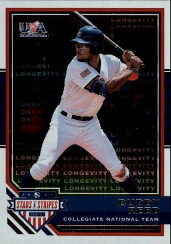 2017 Panini USA Baseball Stars & Stripes Longevity - Buddy Reed #86