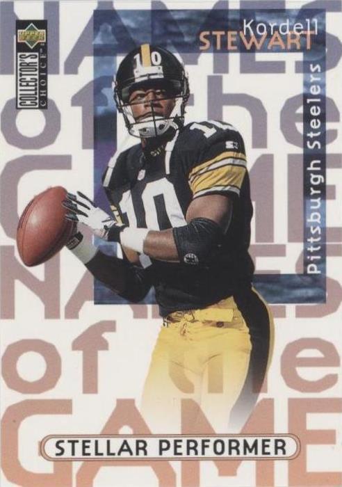 Upper Deck Collector's Choice Kordell Stewart #84 1997