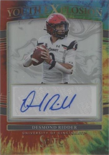 2022 Panini Select Draft Picks Desmond Ridder #YE-DRI