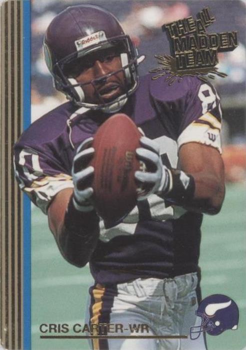 1992 Action Packed The All-Madden Team Cris Carter #9